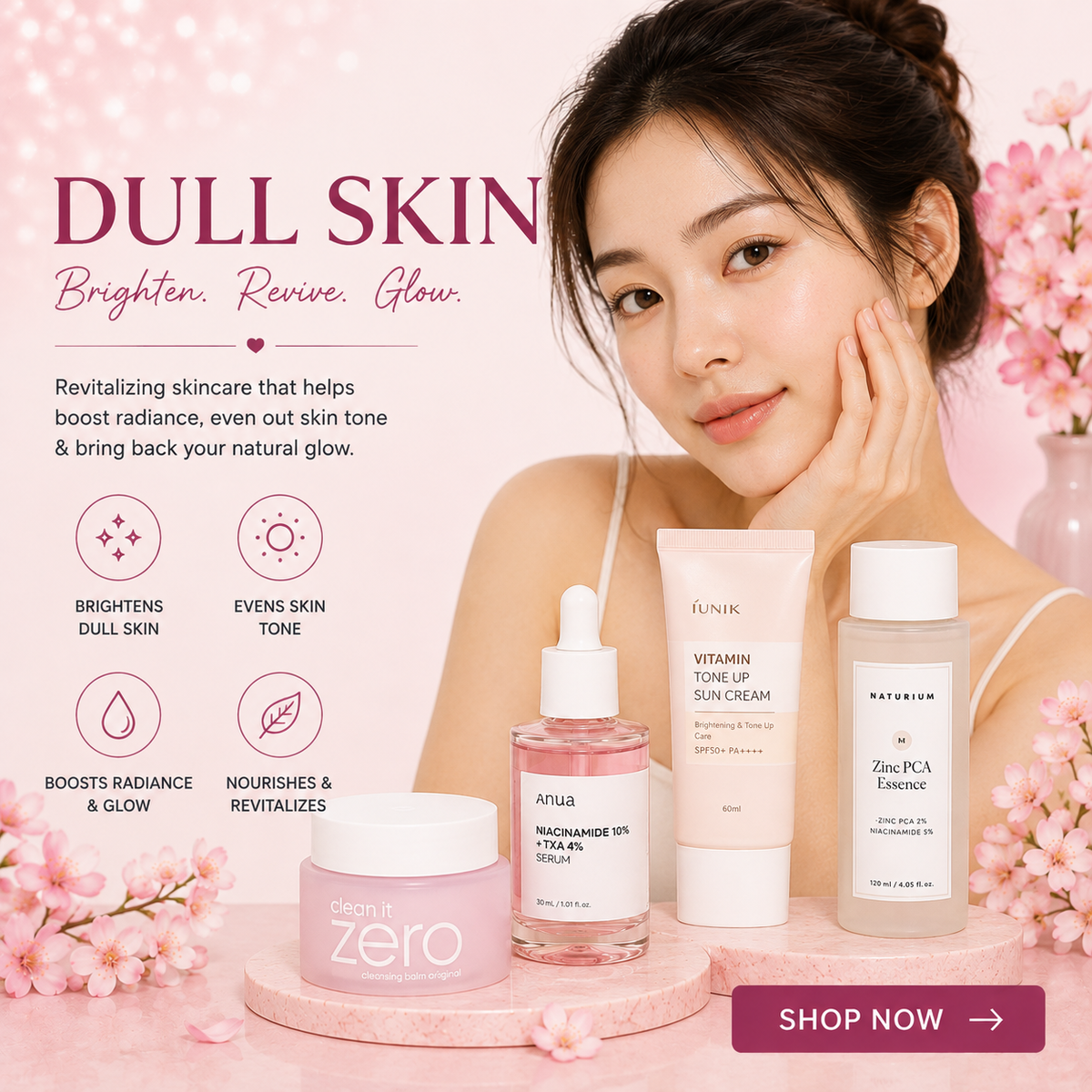 Dull Skin Care Products for Brighter, Glowing Skin | Glamorish.pk